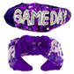 Game Day Headband // Purple White