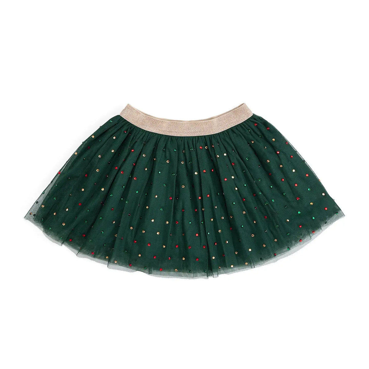 Emerald Rhinestone Christmas Tutu