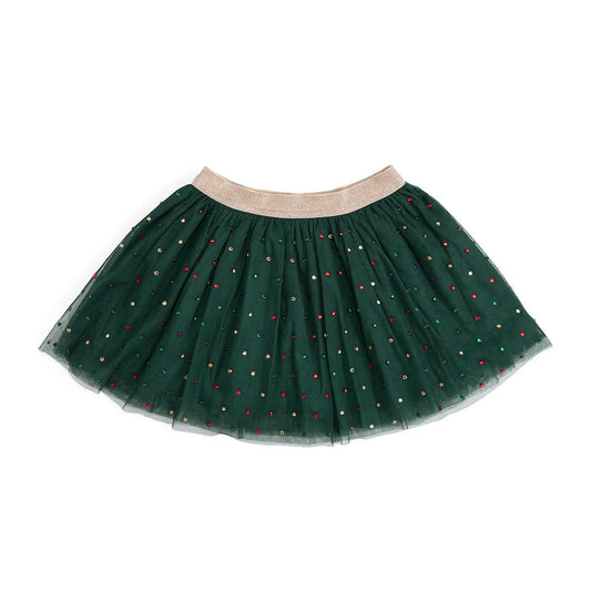 Emerald Rhinestone Christmas Tutu
