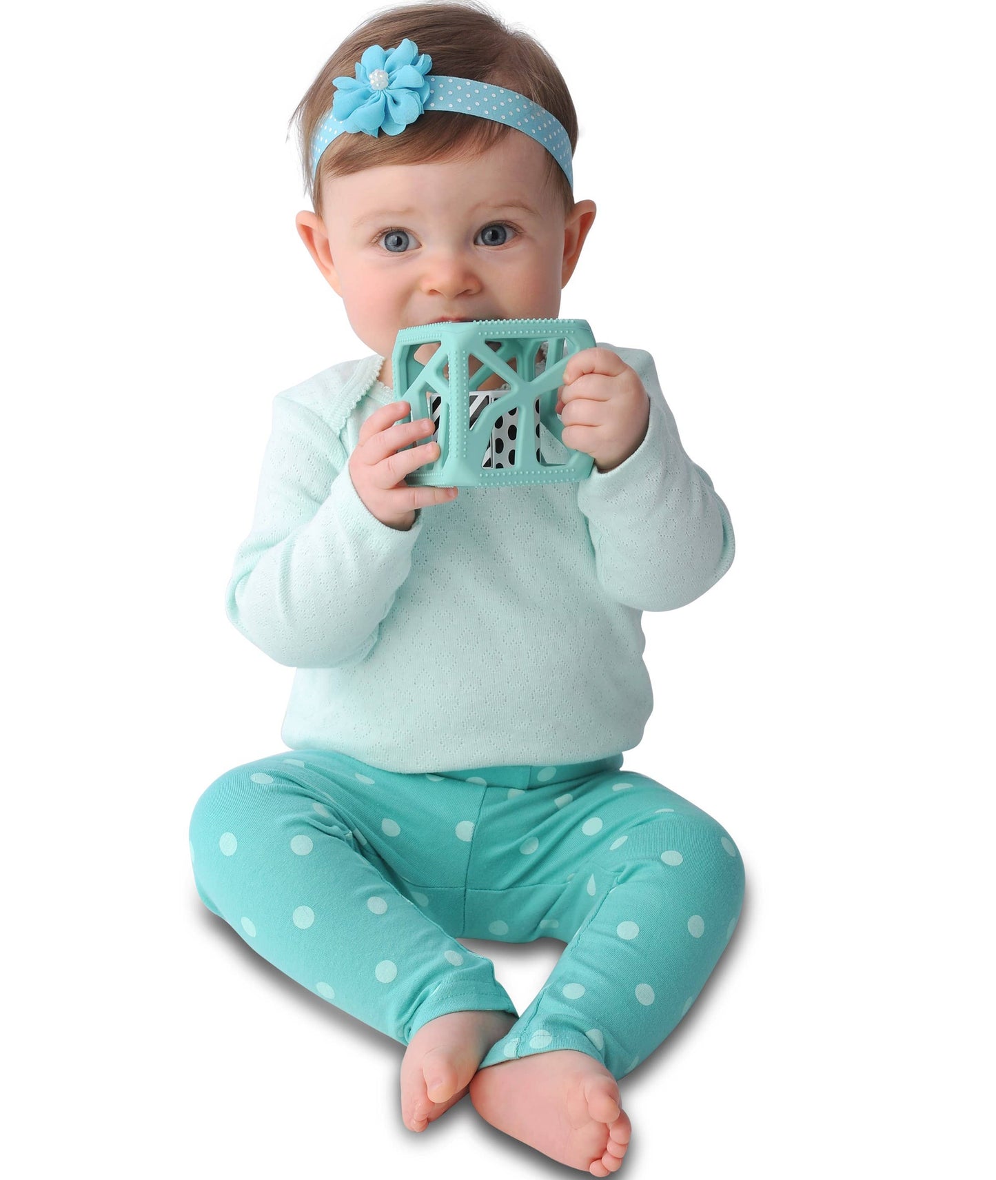 Chew Cube - Silicone Teether Rattle