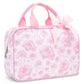 Pretty Pink Toile Large Costmetic Bag