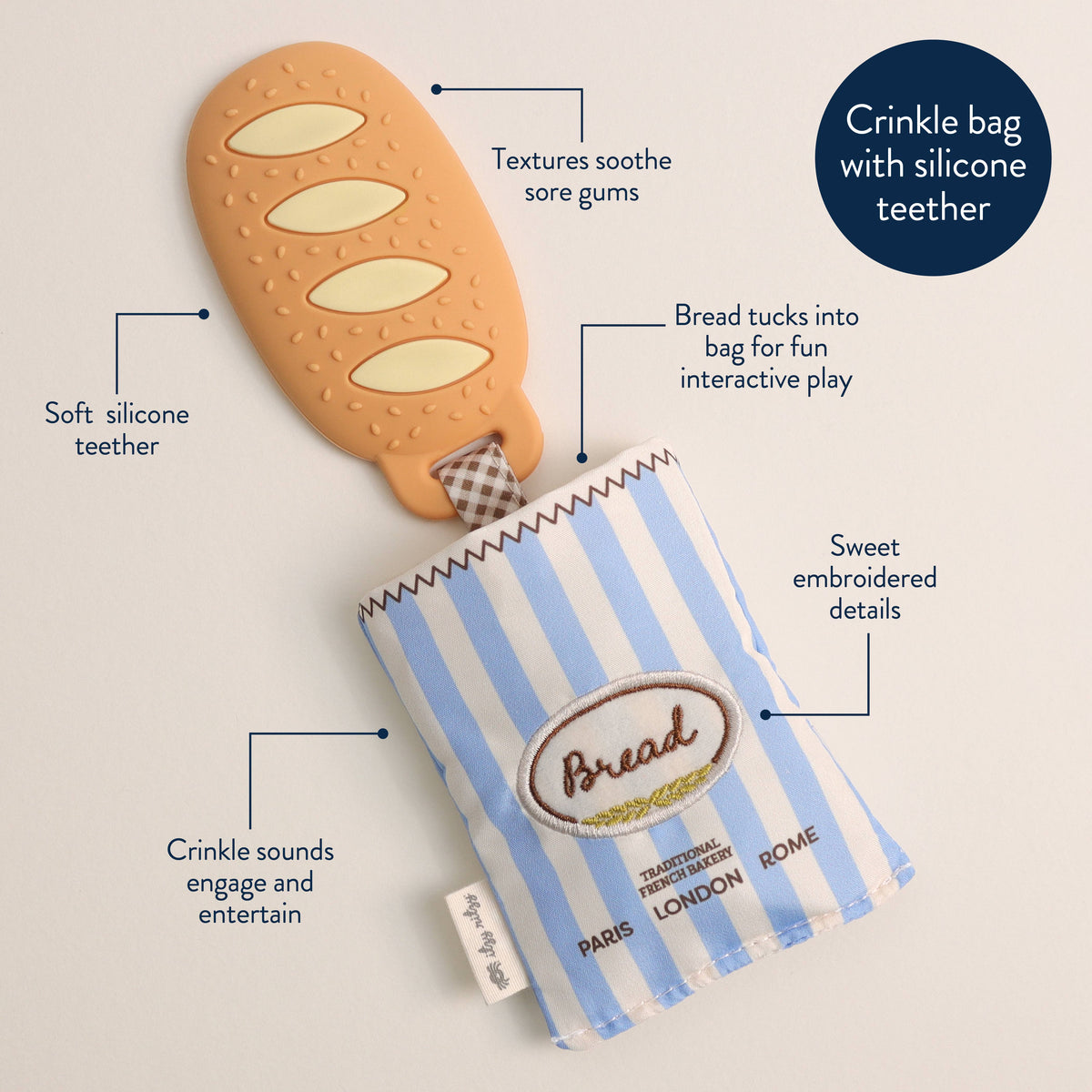 Baguette Teensy Crinkle