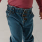 Paperbag Denim Pants // Medium Wash