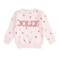 Jolly Pearl Candy Cane Sweatshirt