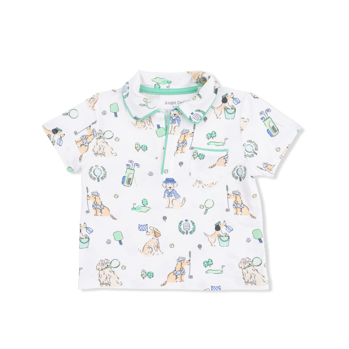 Country Club Dogs Neutral - Polo with Casual Short