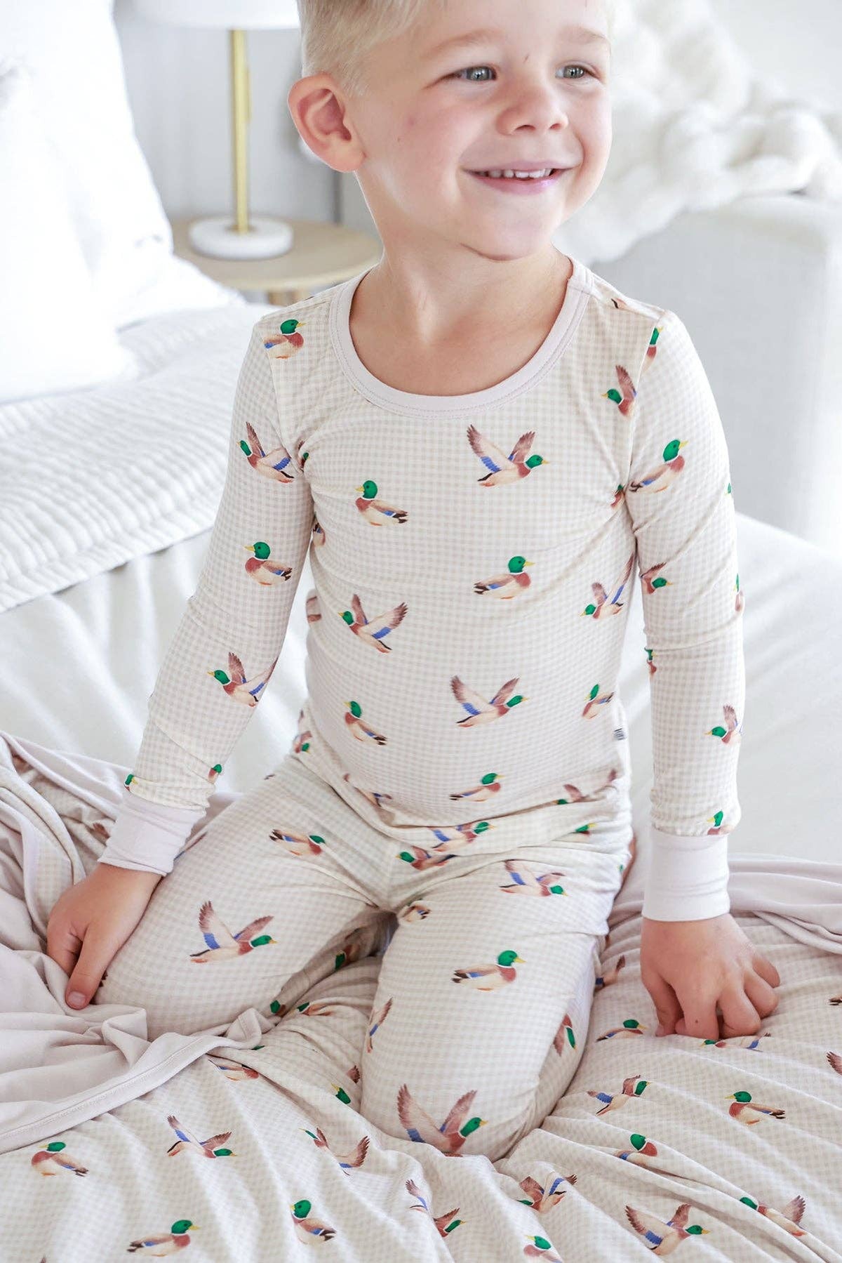Two-Piece Bamboo Pajama Set | Little Mallard