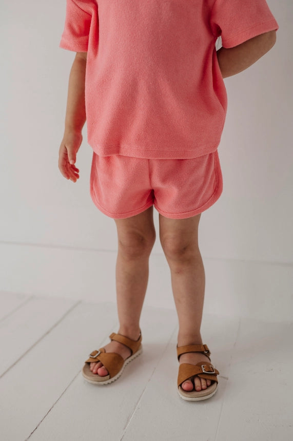 Strawberry Ice Short Sleeve Cotton Terry Set