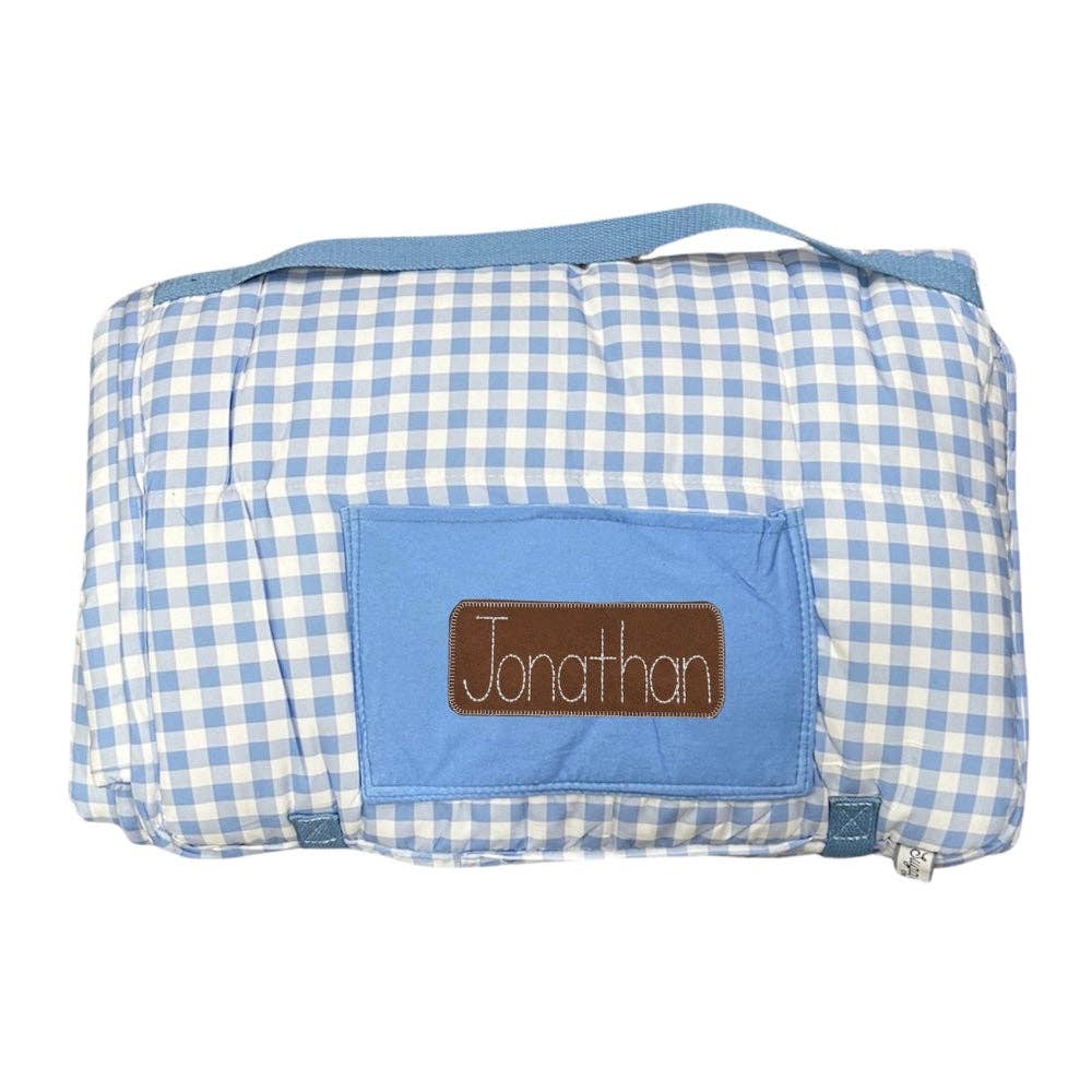 Nap Mat - Blue Gingham