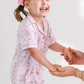 Girls' Two-Piece Short Lounge Set | Coquette Garden