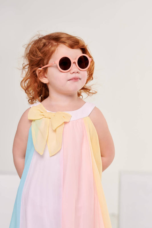Peachy Keen Euro Round Kids Sunglasses with Amber Lens