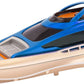 Blue toy speedboat 