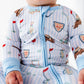 Caddy Convertible Footies- Blue