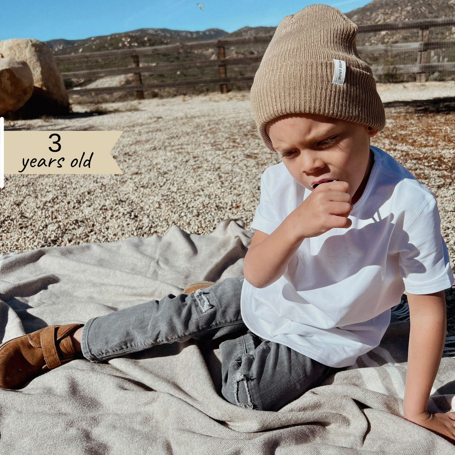 Wild Child Beanie // Rust