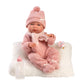 Newborn Doll Jessa with Cushion (15.7")