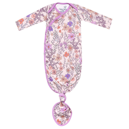 Newborn Knotted Gown // Flora