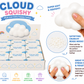 Plain White Cloud Crunchy Squishy MSS28