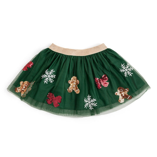 Gingerbread Joy Sequin Christmas Tutu