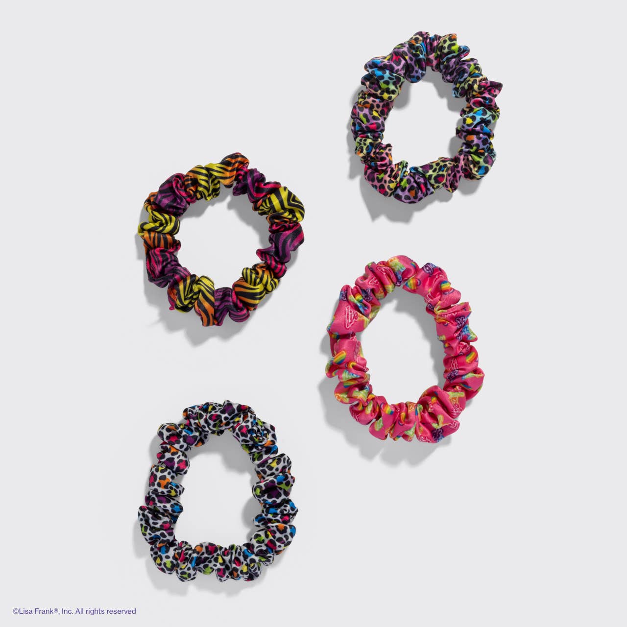 Lisa Frank x Kitsch Ruched Scrunchies
