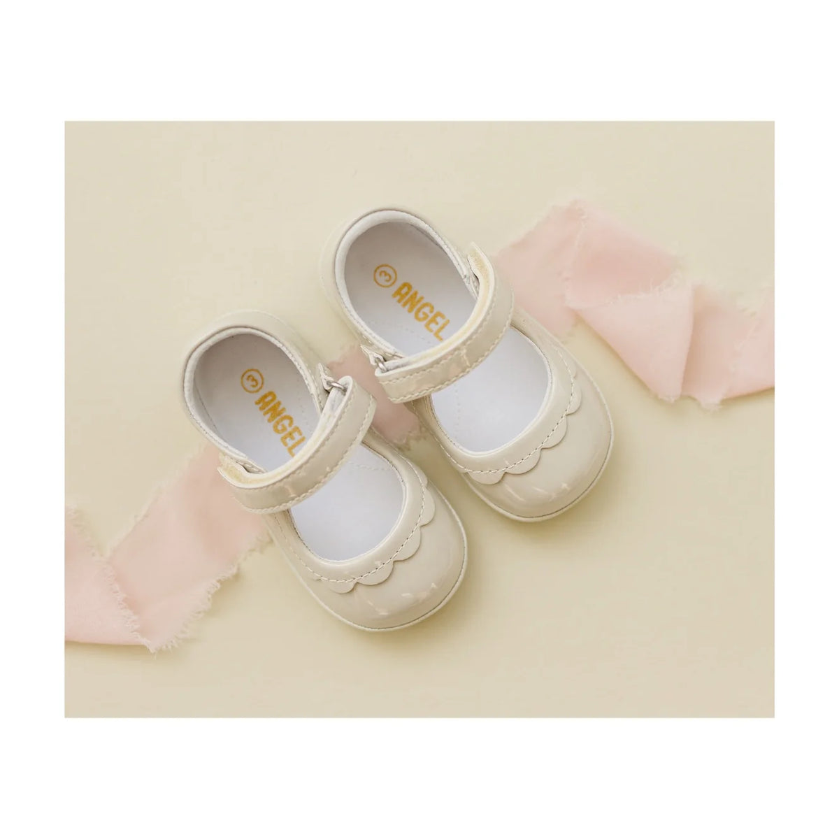 Juliette Petal Mary Jane // Patent Cream