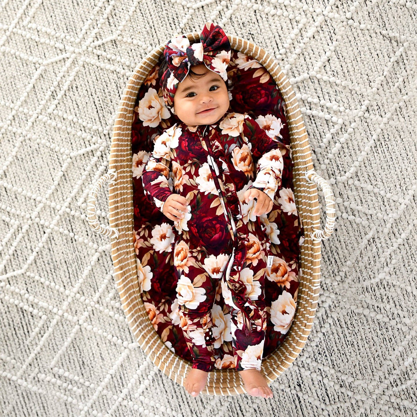 Maya Ruffle Zip Bamboo One Piece