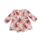 Floral dress with long sleeves