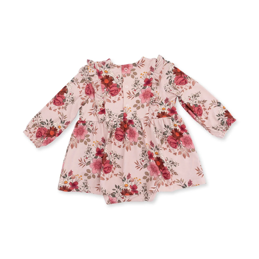 Floral dress with long sleeves