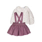 Skirt Set with Suspenders // 2950-40