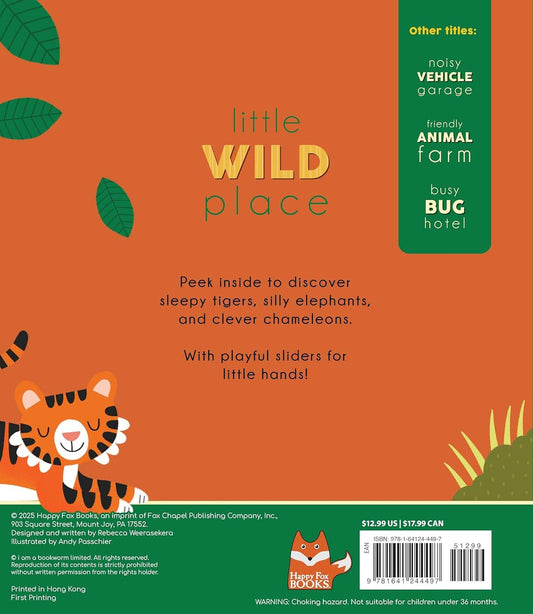 Little Wild Place - Interactive Board Book for Kids Ages 3-6
