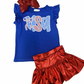 USA Graphic Flutter Sleeve Tee