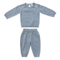Soft Knit Baby Set // Slate