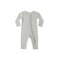 Sage green baby onesie with ruffle details 