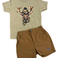 Camo Reindeer Short Sleeve Tee // Olive