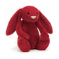 Red plush bunny toy 