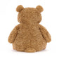back view of plush bear