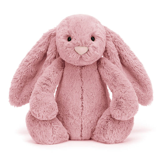 Pink plush bunny toy