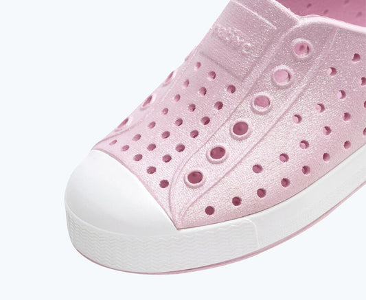 Jefferson Barely Pink Bling // Shell White