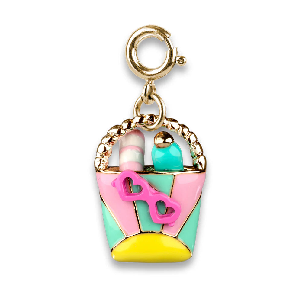 Gold Beach Bag Charm