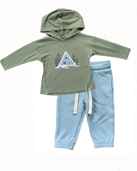 Snow Lodge Jersey Hoodie