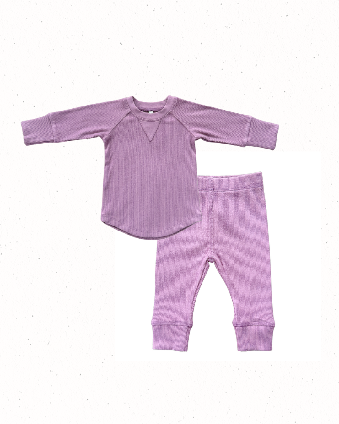 Dusty Orchid Ribbed Set