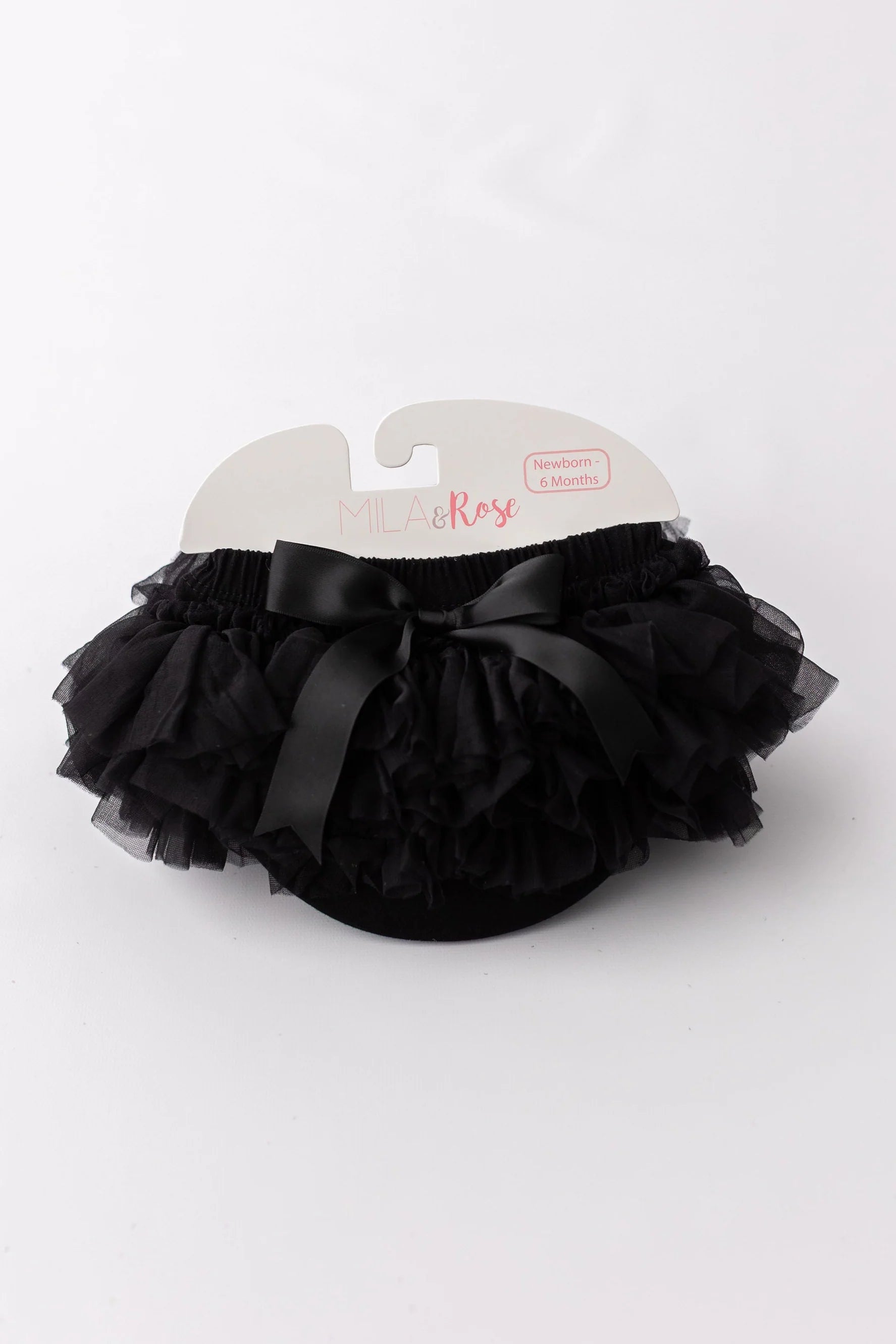 Black tutu skirt with a bow