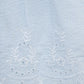 Blue & White Eyelet Stripe Sunsuit