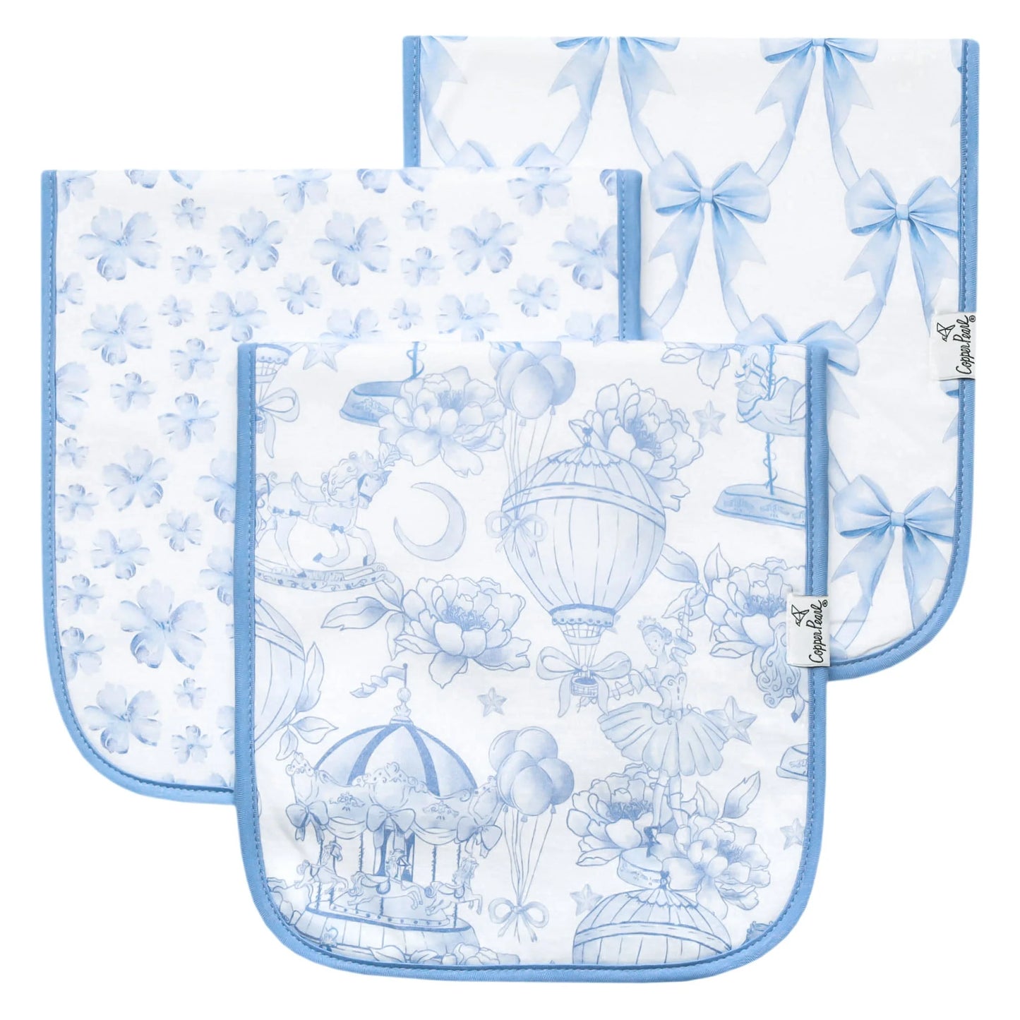 Burp Cloth // Vintage Carnival