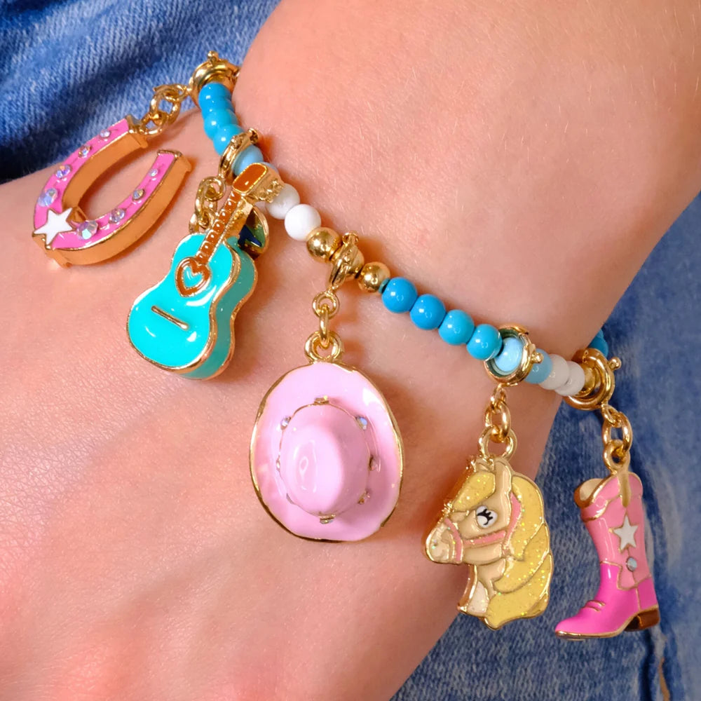 Gold Cowboy Hat Charm