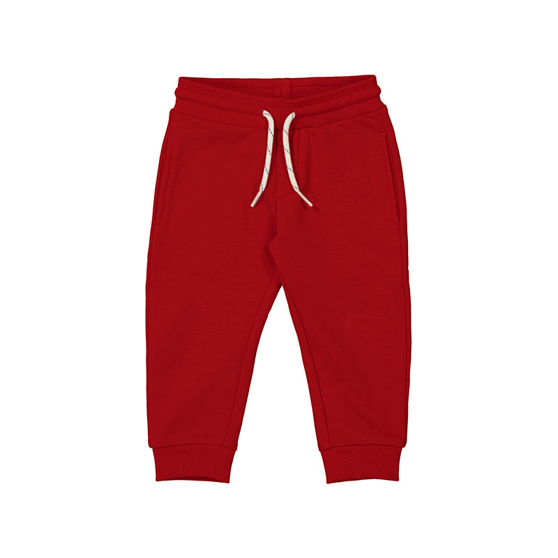Basic Cuffed Fleece Pant // Cherry 704-044