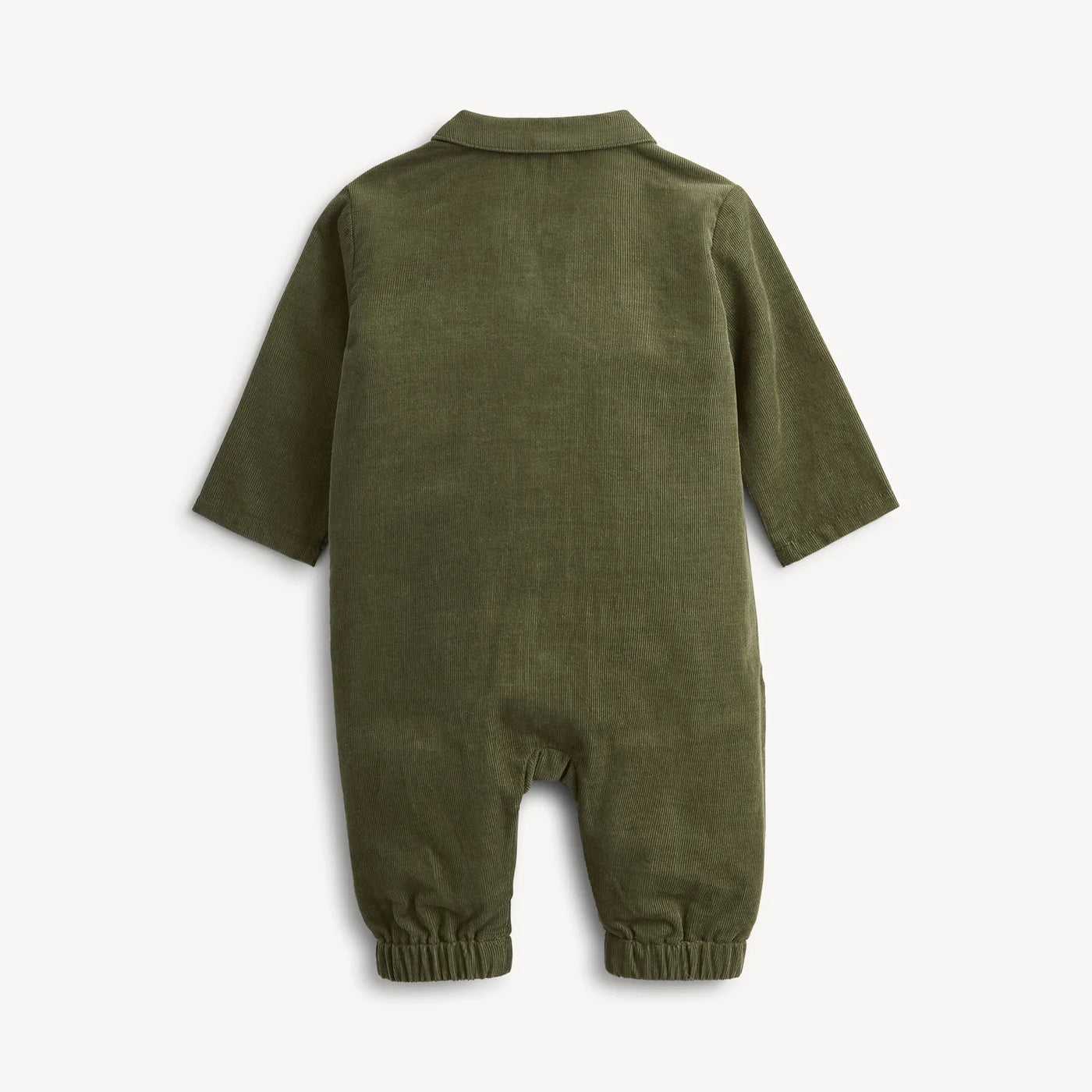 Green Corduroy Boy Romper