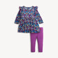 Astrid Modal Ruffle L/S Dress with Leggings