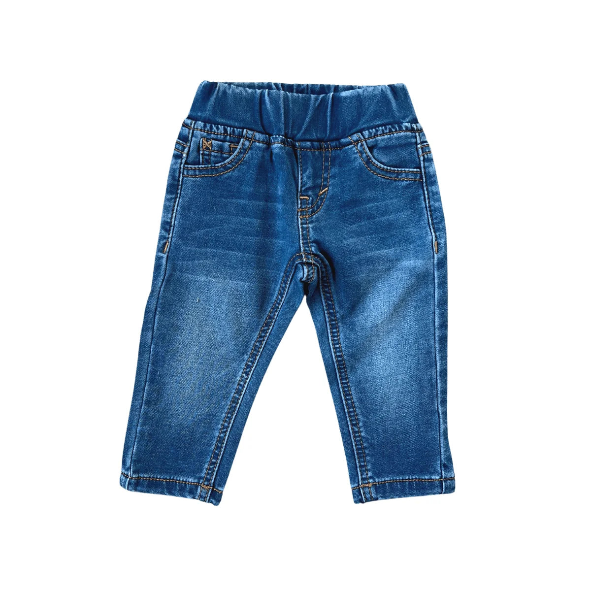 Boys Slim Denim Pants // Medium Wash