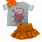 Vintage Bobcat / Gray Varsity Shirt