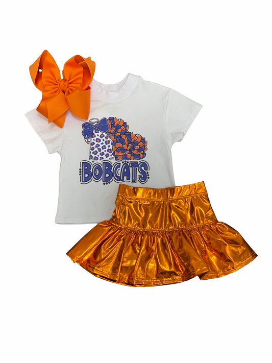 Bobcat Megaphone on Boxy Tee