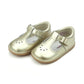 Dottie Scalloped T-Strap Mary Jane (Baby) // Gold